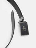 PEDRO-Icon Leather Reversible Tang Belt Black