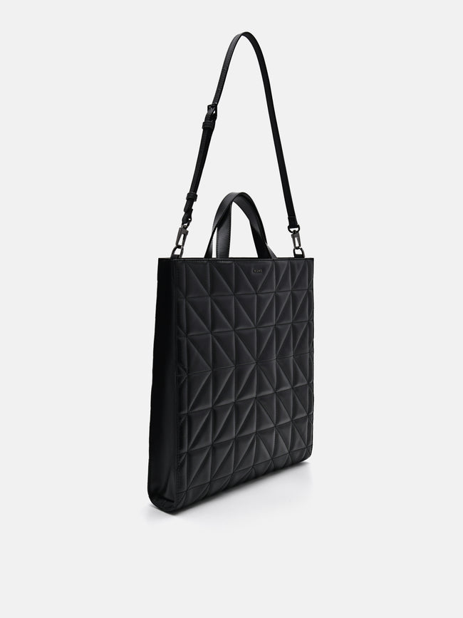 PEDRO Studio Kayla Leather Tote Bag in Pixel-Black