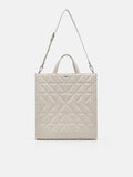 PEDRO Studio Kayla Leather Tote Bag in Pixel-Chalk