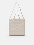 PEDRO Studio Kayla Leather Tote Bag in Pixel-Chalk