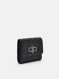 PEDRO Icon Leather Tri-Fold Wallet in Pixel-Black