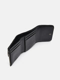 PEDRO Icon Leather Tri-Fold Wallet in Pixel-Black