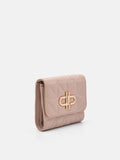 PEDRO Icon Leather Tri-Fold Wallet in Pixel-Nude