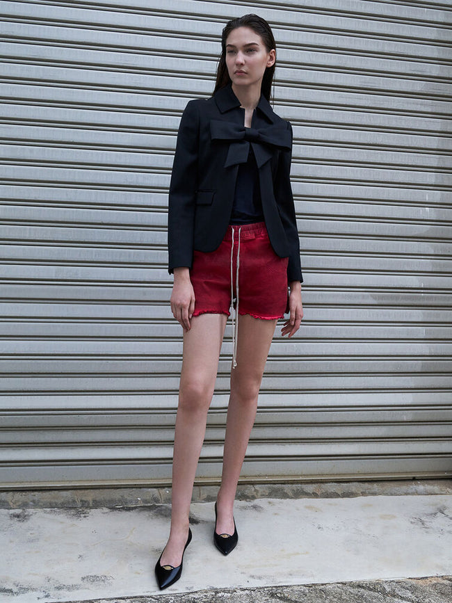 CHARLES & KEITH Metallic-Accent Pointed-Toe Blade-Heel Pumps_Black