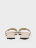 CHARLES & KEITH Leslie Slide Sandals_Beige