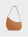 CHARLES & KEITH Women Agatha Chain-Strap Shoulder Bag_Chocolate