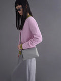 CHARLES & KEITH Structured Boxy Shoulder Bag_Grey