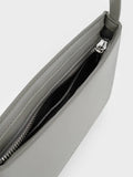 CHARLES & KEITH Structured Boxy Shoulder Bag_Grey