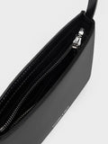 CHARLES & KEITH Structured Boxy Shoulder Bag_Noir