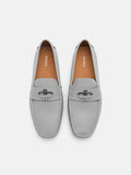 PEDRO Icon Leather Driving Shoes - Grey