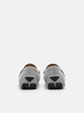PEDRO Icon Leather Driving Shoes - Grey
