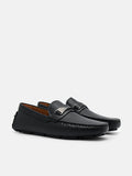 PEDRO Edge Leather Driving Shoes - Black