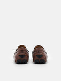 PEDRO Edge Leather Driving Shoes - Brown