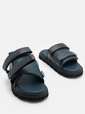 PEDRO Velcro Slide Sandals - Navy