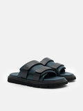 PEDRO Velcro Slide Sandals - Navy