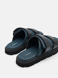 PEDRO Velcro Slide Sandals - Navy