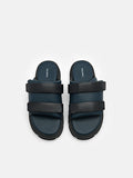PEDRO Velcro Slide Sandals - Navy