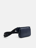 PEDRO Icon Leather Sling Pouch-Navy