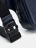 PEDRO Icon Leather Sling Pouch-Navy