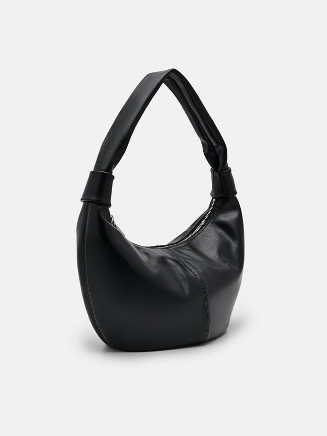 PEDRO Icon Leather Hobo Bag - Black