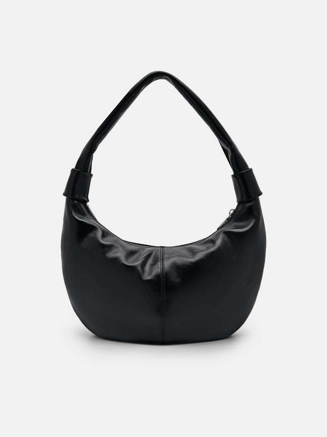 PEDRO Icon Leather Hobo Bag - Black