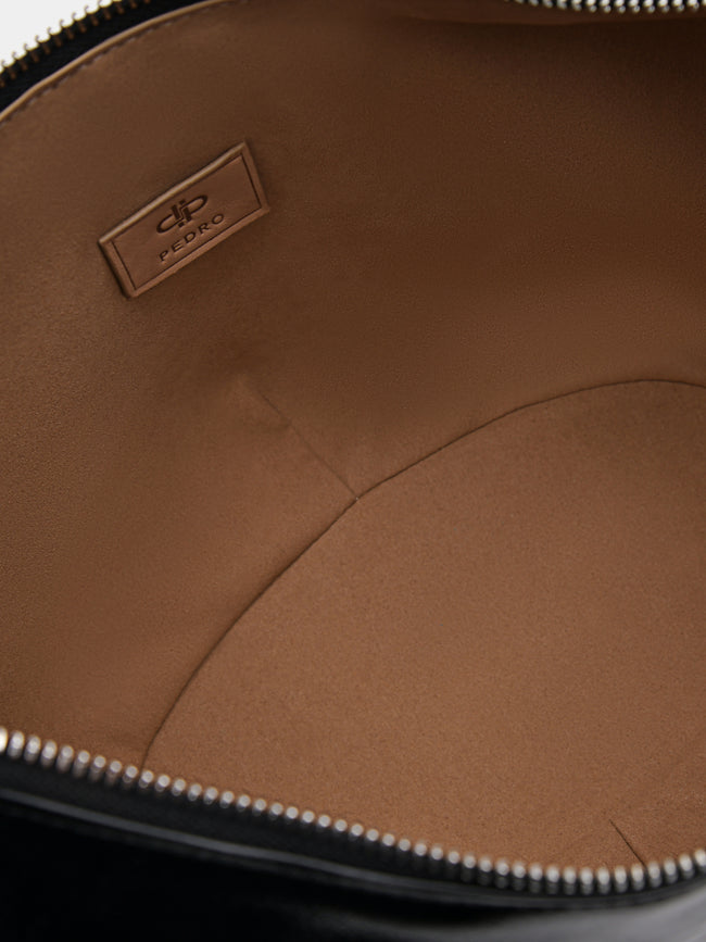 PEDRO Icon Leather Hobo Bag - Black