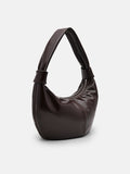 PEDRO Icon Leather Hobo Bag - Dark Brown
