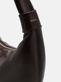 PEDRO Icon Leather Hobo Bag - Dark Brown