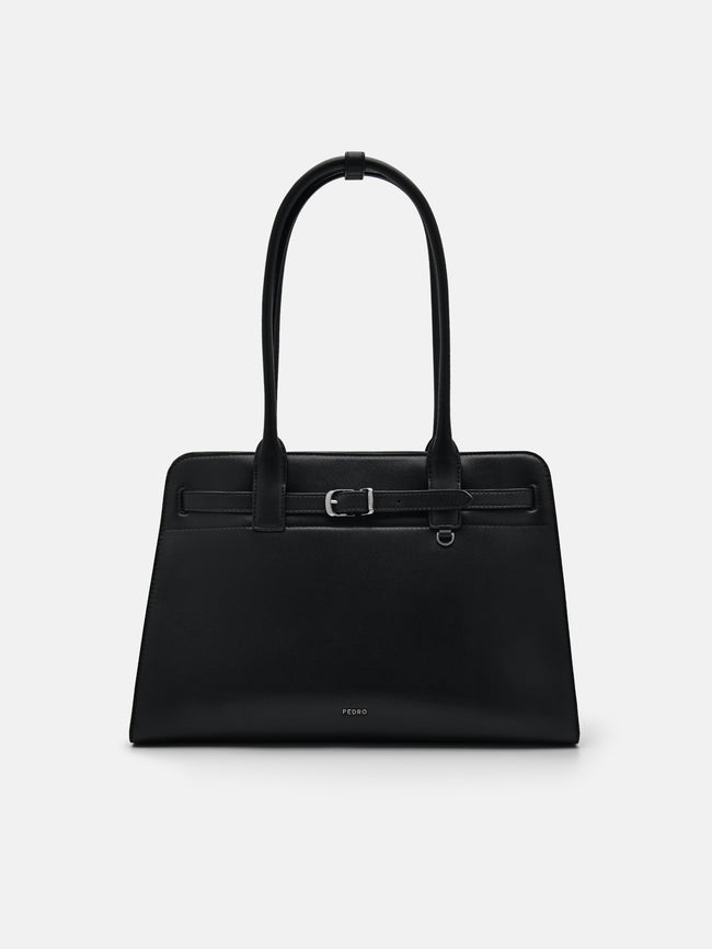 PEDRO Studio Phoebe Leather Tote Bag - Black
