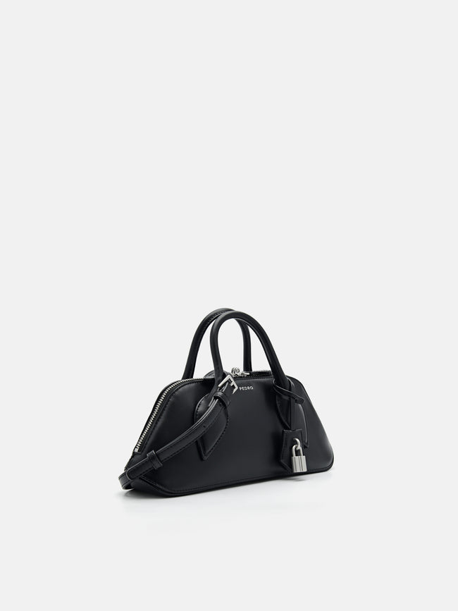 PEDRO Trapezoid Handbag-Black