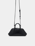 PEDRO Trapezoid Handbag-Black
