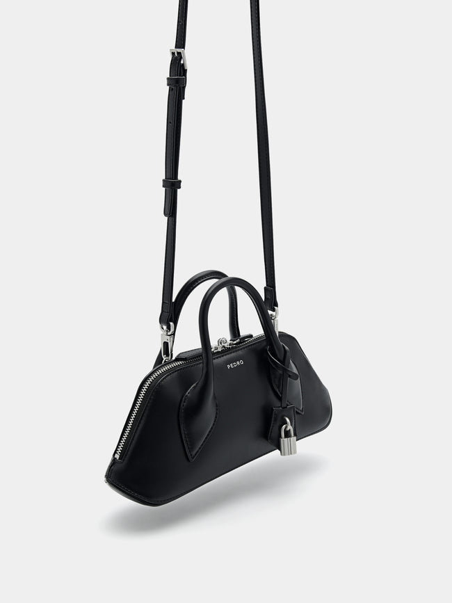 PEDRO Trapezoid Handbag-Black