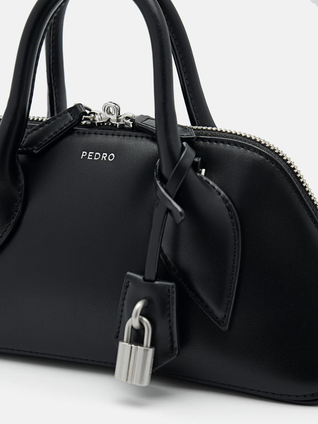 PEDRO Trapezoid Handbag-Black