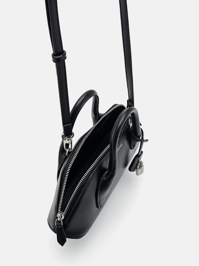 PEDRO Trapezoid Handbag-Black