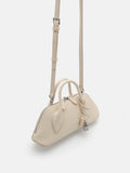 PEDRO Trapezoid Handbag-Chalk