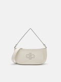 PEDRO Icon Oiled Leather Studded Shoulder Bag - Chalk