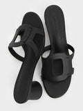 Easley Cut-Out Heeled Sandals_Black