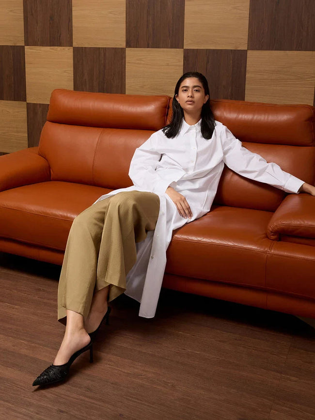 CHARLES & KEITH Mesh Sequinned Heeled Mules_Black Textured