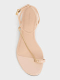CHARLES & KEITH Chain-Strap Toe-Ring Sandals_Nude