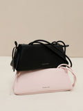 CHARLES & KEITH Women Hazel Bow Elongated Trapeze Shoulder Bag_Soft Pink