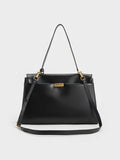 Kerry Top Handle Satchel Bag_Black