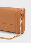 Shalia Chain-Strap Shoulder Bag_Russet Brown