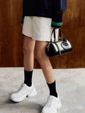 CHARLES & KEITH Women Enola Canvas Bowling Bag_Black