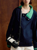 CHARLES & KEITH Women Enola Canvas Bowling Bag_Black