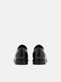 PEDRO Altitude Lightweight Burnished Leather Oxford Shoes - Black