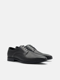 PEDRO Altitude Lightweight Embossed Leather Derby Shoes - Black