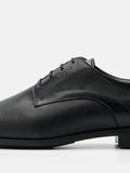 PEDRO Altitude Lightweight Embossed Leather Derby Shoes - Black