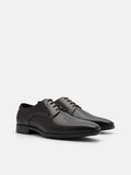 PEDRO Altitude Lightweight Embossed Leather Derby Shoes - Dark Brown