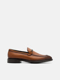 PEDRO Altitude Lightweight Leather Horsebit Loafers - Dark Brown