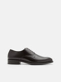 PEDRO Boxed Leather Derby Shoes - Dark Brown